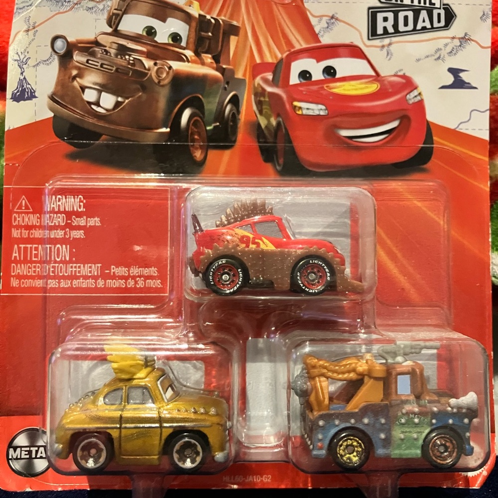 Meta Racing Adventure Toy Car Set - Rumbler Lighting; Chieftess; Rumbler Mater